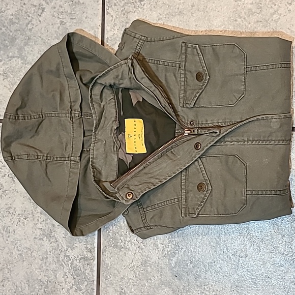 Prince & Fox Full Zip & Snap Enclosure Hooded Utility Jacket Size XS - Picture 16 of 16